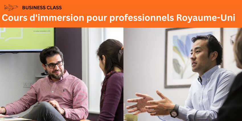 Cours d'immersion pour professionnels au Royaume-Uni