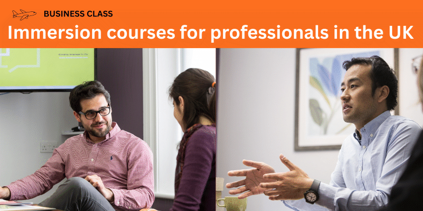 Premium English immersion courses for professionals