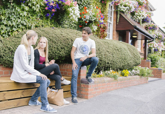 Students outside